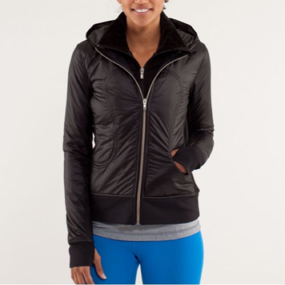 LULULEMON | Black Zip-Up Uba Hoodie Lux Jacket